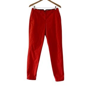 Boden 6 Red Chinos Classic Straight-Leg